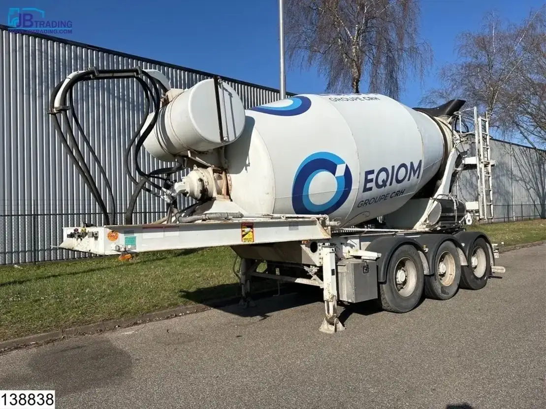 MOL Beton mixer 10000 Liter 10 M3 Stetter Mixer Semi remorque